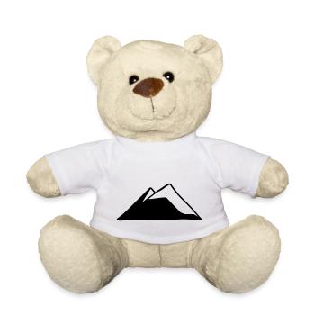 Mountains Mountain Mountains Mountain 01 Drawing area 1 - Teddy Bear - white - Front