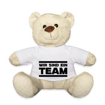 Nous sommes une équipe - Nounours - blanc - Devant