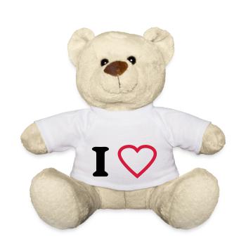 i love - Teddy - Weiß - Vorne