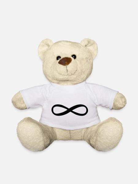 Lemniskate | liegende Acht - Teddy - Weiß