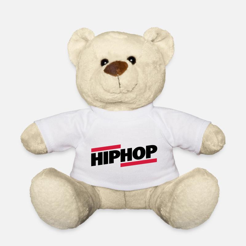 Old School Hip Hop Rap Geschenk - Teddy - Weiß