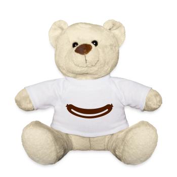 Sausage - Teddy Bear - white - Front