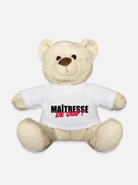 Maîtresse de OUF ! - Nounours - blanc