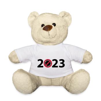 Virus Anti Corona 2023 - Nounours - blanc - Devant