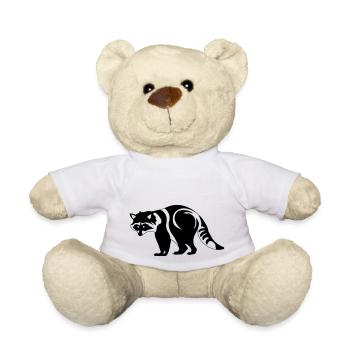 Waschbär - Teddy - Weiß - Vorne