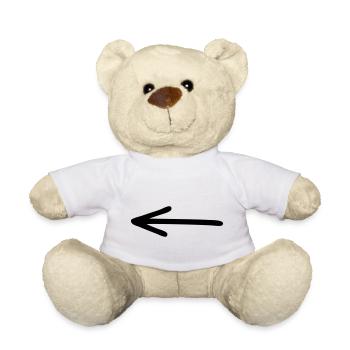 flèche - Nounours - blanc - Devant