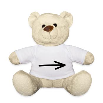 flèche - Nounours - blanc - Devant
