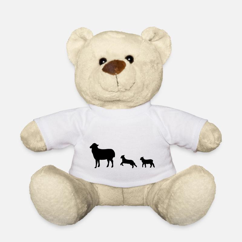 Schafe, Schaf, Lamm, Lämmer - Teddy - Weiß