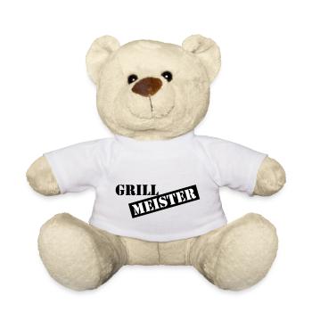 Grill master - Teddy Bear - white - Front