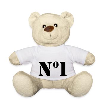 Nummer 1 - Teddy - Weiß - Vorne