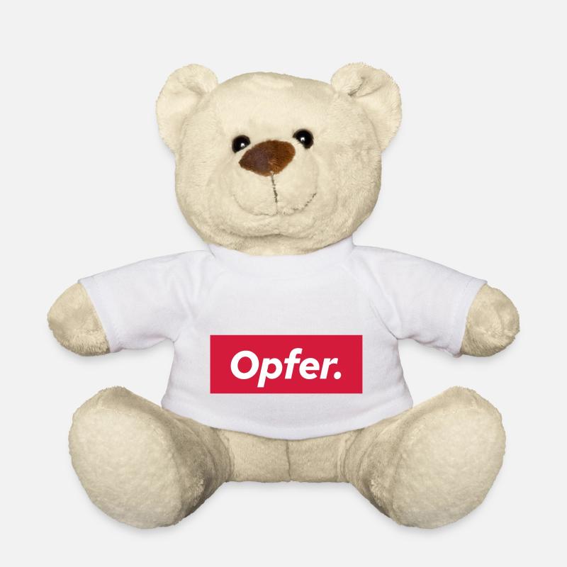 opfer - Teddy - Weiß