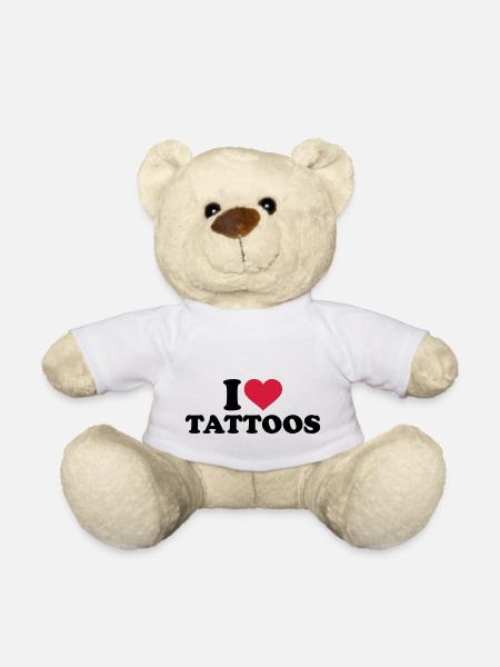 Tattoo - Teddy - Weiß
