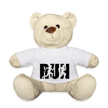 Run, Laufen, Läufer - Teddy - Weiß - Vorne