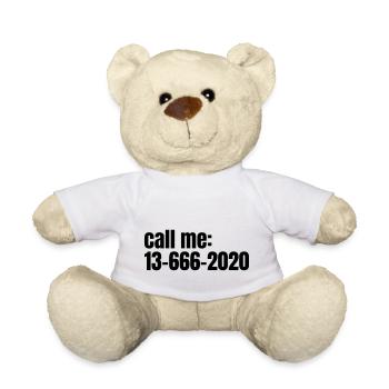 appelez-moi 13666 2020 - Nounours - blanc - Devant