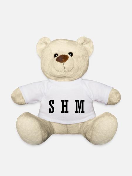SHM Electric Music Gift Gift Idea - Teddy Bear - white
