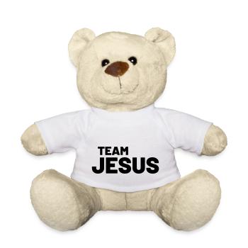 Team Jesus - Teddy Bear - white - Front