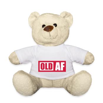 old AF Text Logo - Teddy - Weiß - Vorne