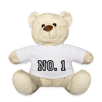 Numéro 1 - Nounours - blanc - Devant