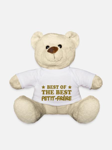BEST OF THE BEST Little Brother - Teddy Bear - white