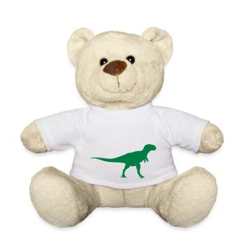 Abelisaurus dino - Teddy Bear - white - Front