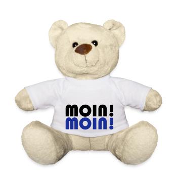 Moin Spruch - Teddy - Weiß - Vorne