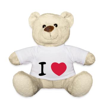 coeur - Nounours - blanc - Devant