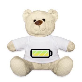 battery - Nounours - blanc - Devant