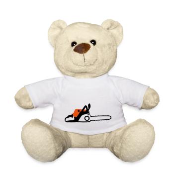 tronçonneuse - Nounours - blanc - Devant