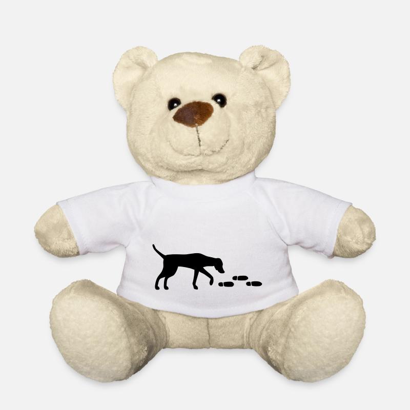 Viszla Mantrailer - Teddy Bear - white