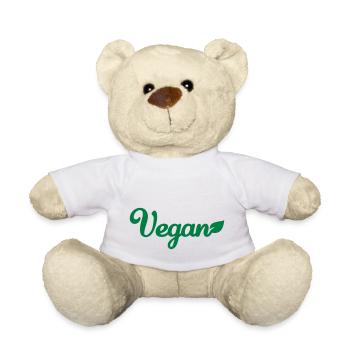 Vegan - Nounours - blanc - Devant
