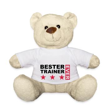 Bester Trainer - V2 - Teddy - Weiß - Vorne