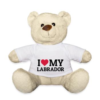 I love my Labrador - Teddy - Weiß - Vorne
