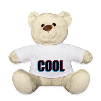 3D Effekt Cool - Teddy - Weiß - Vorne