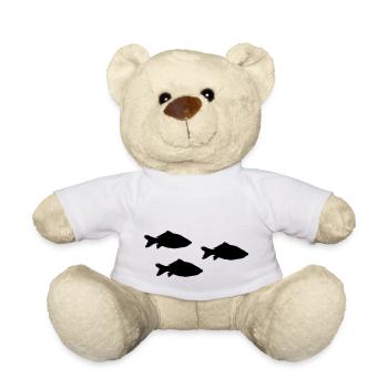 Pisces - Teddy Bear - white - Front