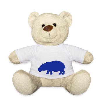 nilpferd - Teddy - Weiß - Vorne
