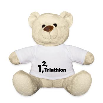 1 2 Triathlon - Teddy - Weiß - Vorne