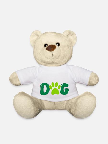 Dog Paw - Teddy Bear - white