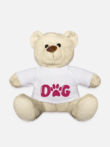 dog pfote - Teddy - Weiß