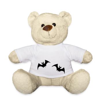 Bat 2 - Teddy Bear - white - Front