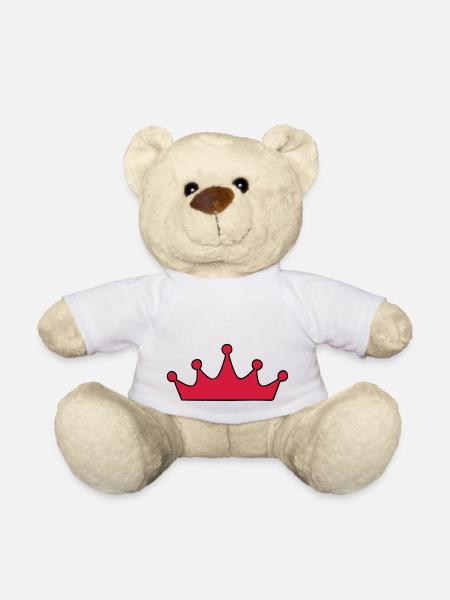 couronne à personnaliser - Nounours - blanc