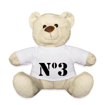 Nummer 3 // no3 - Teddy - Weiß - Vorne