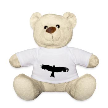 Faucon - Rapace - Nounours - blanc - Devant