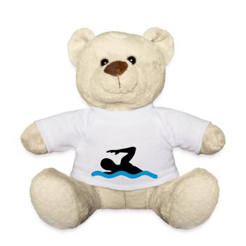 schwimmen - Teddy - Weiß - Vorne