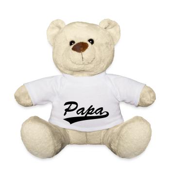 pregnant / / Papa 20xx / / surprise for Dad - Teddy Bear - white - Front