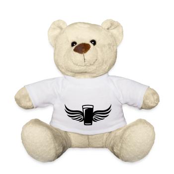 Beer Wings - Teddy Bear - white - Front