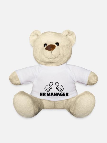 HR Manager - Teddy Bear - white