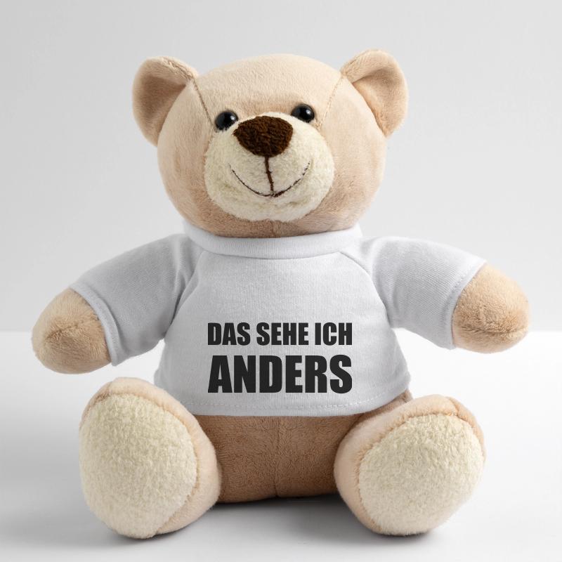 Design "DAS SEHE ICH .. ANDERS" - zweizeilig Teddy