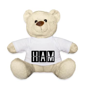 Hamburg - Teddy Bear - white - Front