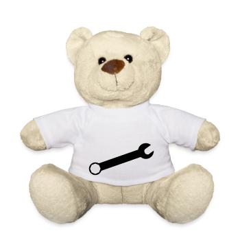 OUTIL CLES - Nounours - blanc - Devant