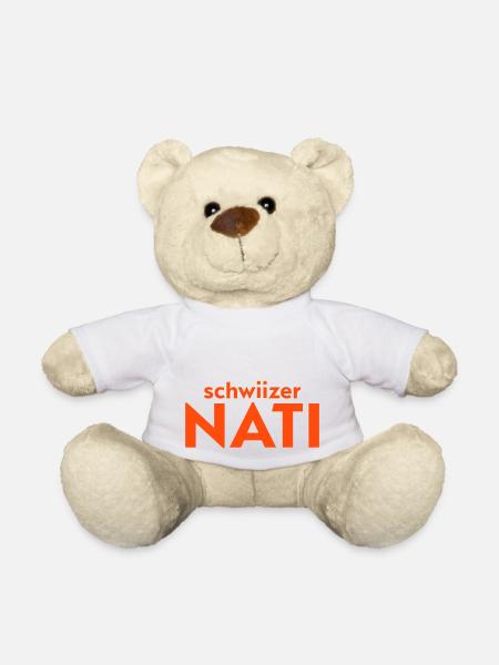 Schwiizer Nati - Nounours - blanc
